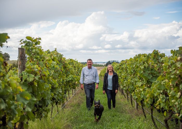 James & Chrissy Robson from Ross Hill Wines - Credit: Ross Hill Wines