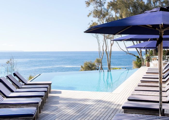 Pool view at Bannisters by the Sea, Mollymook