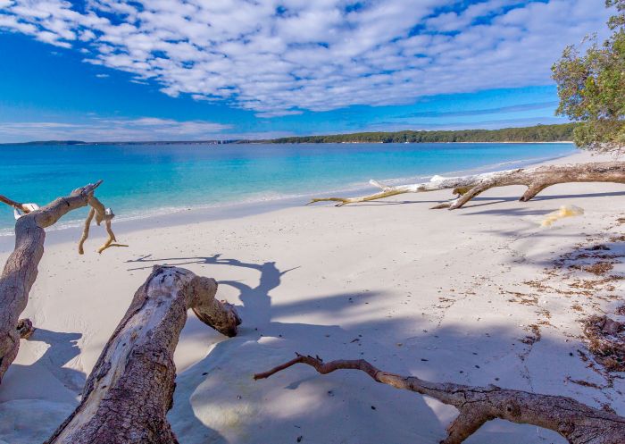 Scenic view of Bristol Point Beach, Jervis Bay