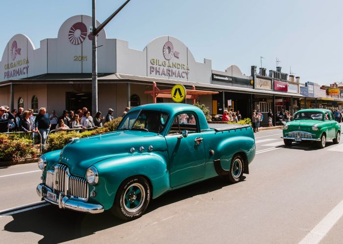 Vintage cars at the Come Home Festival, Gilgandra