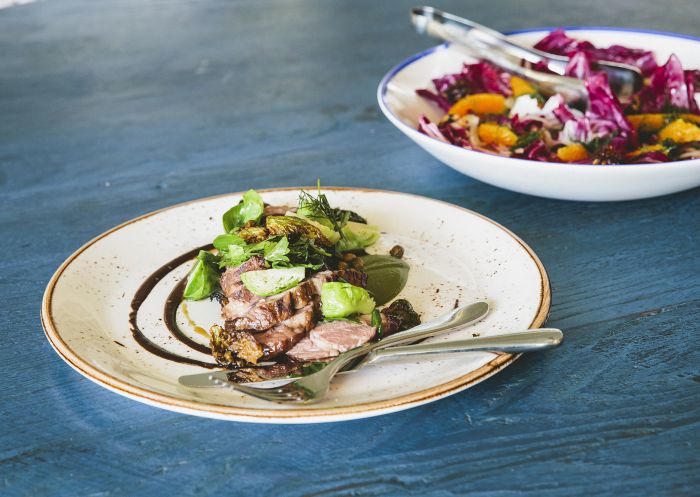 Dishes available - Paper Daisy restaurant, Halcyon House, Cabarita Beach