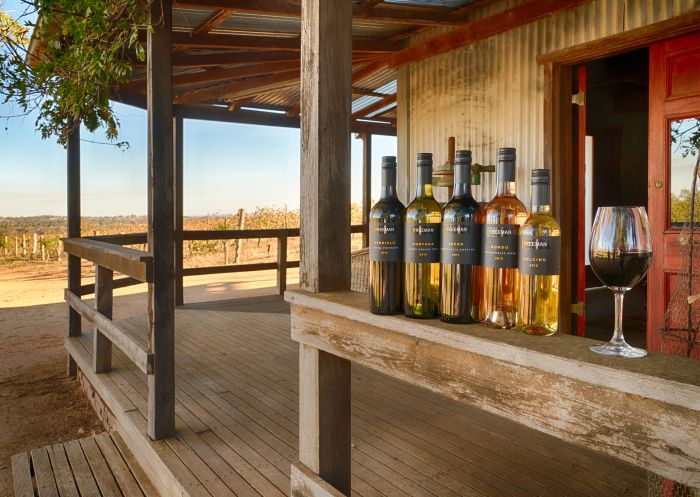 Local wine from Freeman Vineyards, Kingsvale