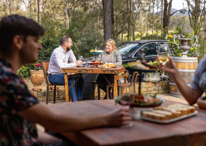 Wine and cheese tasting, Two Fat Blokes Gourmet Tours, Pokolbin