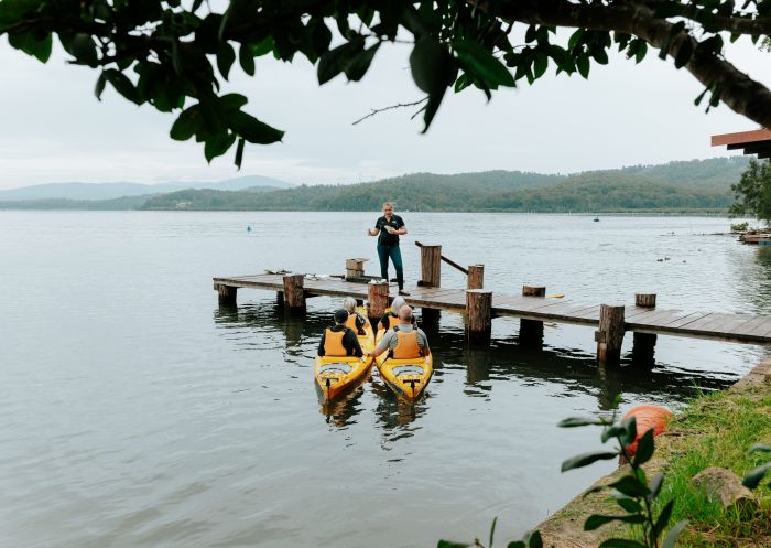 Kayaking and oyster tasting on the Clyde River, Region X Kayak Experience, Batemans Bay