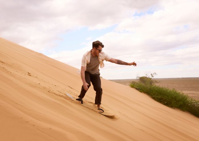 Sand boarding, Perry Sandhills, Wentworth
