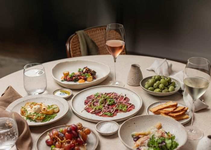 Table of food, éRemo Restaurant, Pokolbin - Credit: éRemo Restaurant