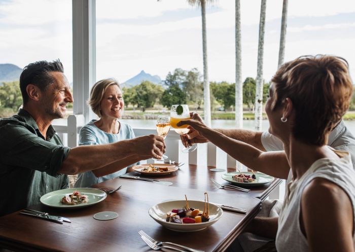 Group drinking, Tweed River House, South Murwillumbah - Credit: Tweed River House