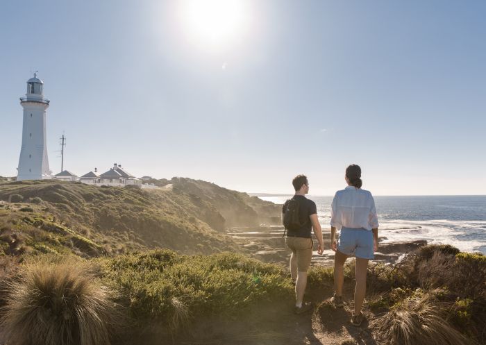 Couple enjoying a walk, Light to Light Walk, Beowa National Park