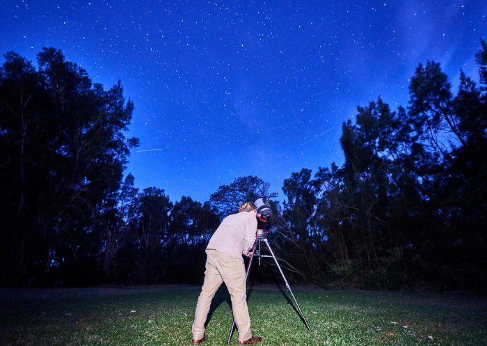 Man stargazing, Jervis Bay Stargazing, Vincentia - Credit: Rob King