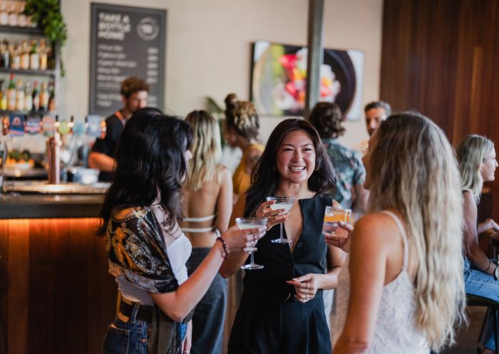 Group of friends, Wharf St Distillery, Forster
