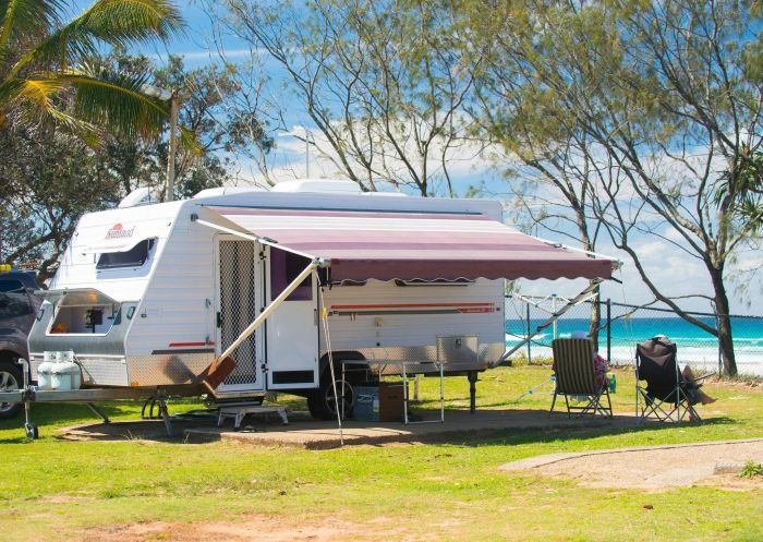 Caravan near ocean, Tweed Holiday Parks, Fingal Head - Credit: Tweed Coast Holiday Parks