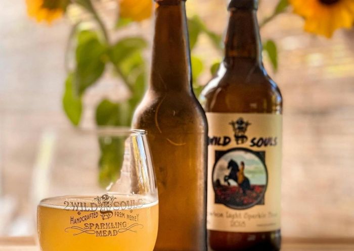 スパークリングハニーミード、2 ワイルドソウルズミードリー（トリントン） - クレジット: 2 ワイルドソウルズミードリー
