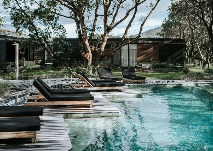 Outdoor pool, Bangalay Luxury Villas, Shoalhaven Heads - Credit: Bangalay Luxury Villas