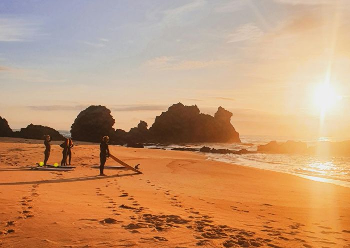 Sunrise Surf. Camel Rock Surf School, Wallaga Lake - Credit: Camel Rock Surf School