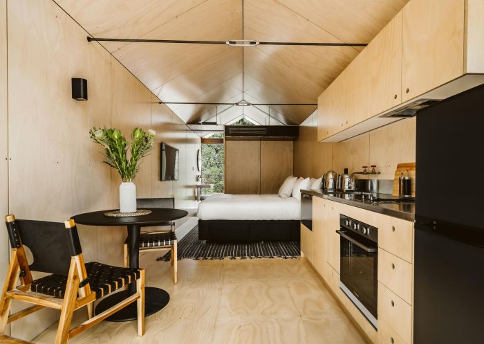 Myola Tiny Home inside view, The Hideaway at barranca Jervis Bay, Myola - Credit: Somethings Wild Creative