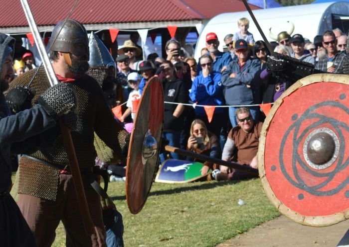 Day time battle, Viking Festival Sussex Inlet, Sussex Inlet - Credit: Kerry Chandler