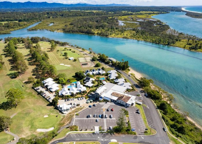 Clubhouse Aerial, C.ex Urunga Golf Club, Urunga - Credit: Mitch Franzi