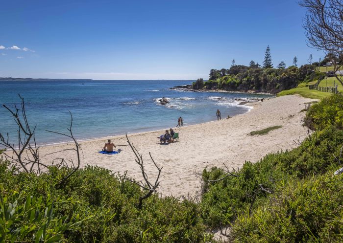 People on beach, Horseshoe Bay Beach, Bermagui - Credit: David Rogers