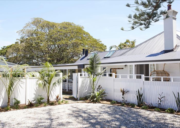 Outside exterior of white cottage style house, Soul of Gerringong, Gerringong - Credit: Citizens of Style