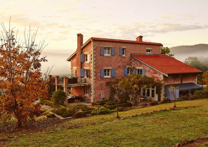 Außenansicht des Talits-Anwesens im Hunter Valley