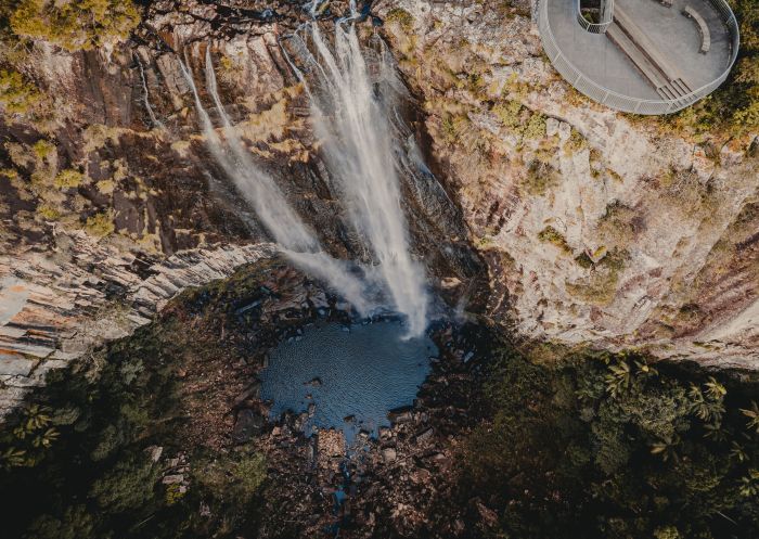 Aerial view of fall, Minyon Falls, Nightcap National Park - Credit: Lismore City Council