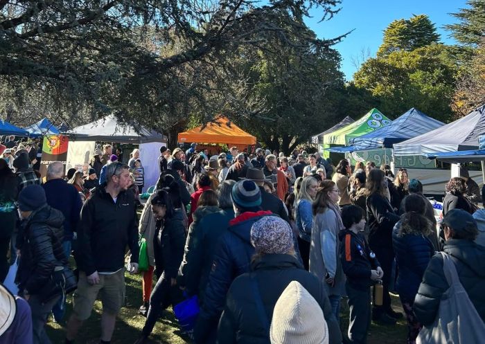 Group of people at the markets, Blackheath Growers Market, Blackheath - Credit: All Events Markets and Festivals