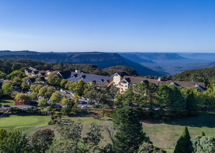 Aerial view looking over the resort, Fairmont Resort Blue Mountains MGallery, Leura