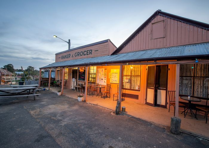 Showing the front of an historic general store, Hill End - Credit: John Spencer | DCCEEW