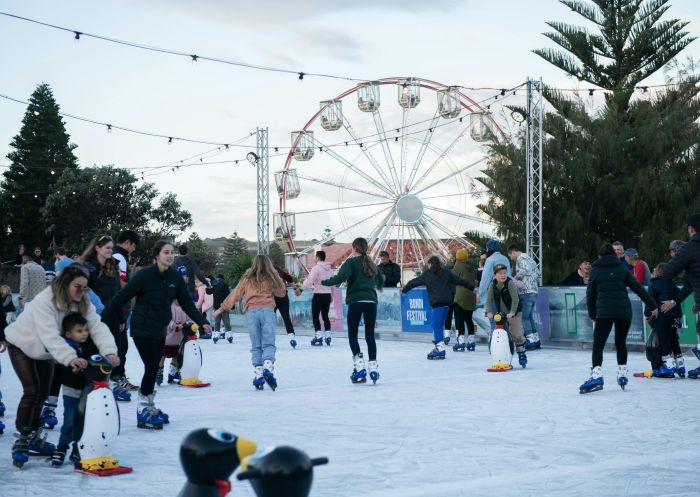 Skaters on ice, Bondi Festival, Bondi Beach - Credit: Bondi Festival