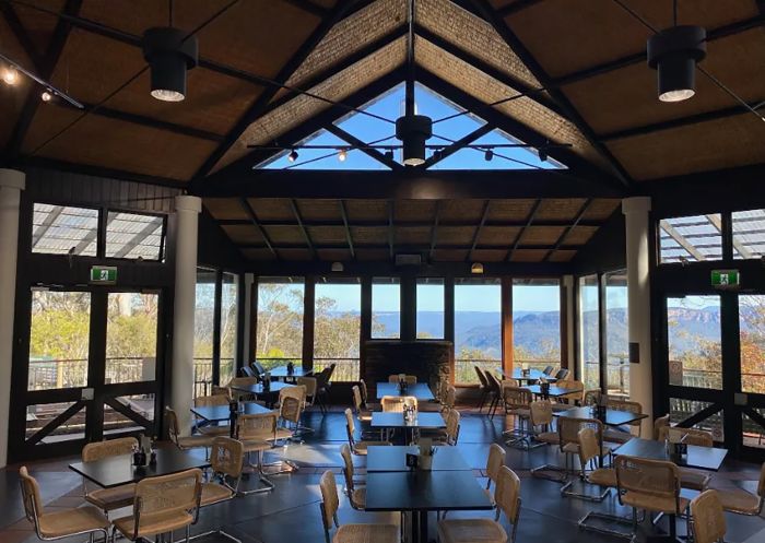 Scenic view of dining area at Conservation Hut, Wentworth Falls - Credit: Conservation Hut