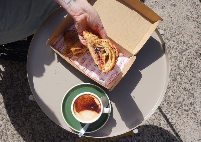 Coffee and snack, Millers’ Local Bakehouse, Wollongong - Credit: Emma Huber