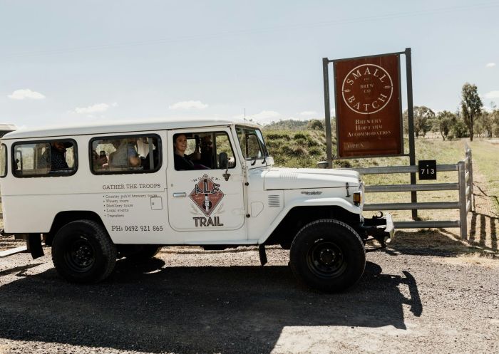 A troopy on tour at a local brewery during the Mudgee Ale Trail tour, Mudgee - Credit: Mudgee Ale Trail
