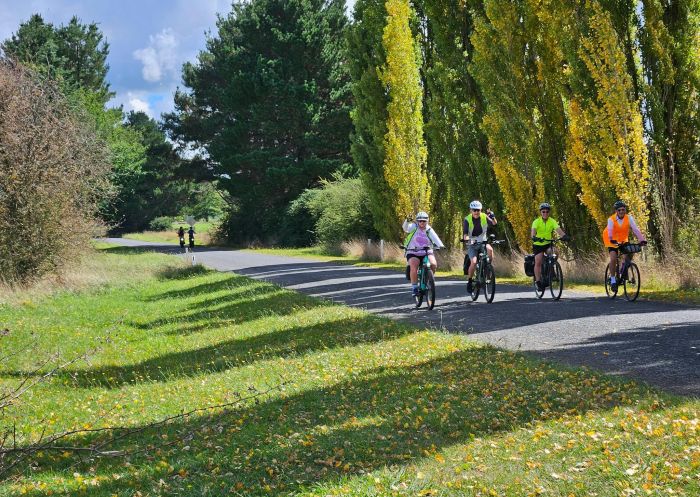 A group cycling on a quiet country road with Orange Regional Discovery Tour, Orange - Credit: Colin Bransgrove