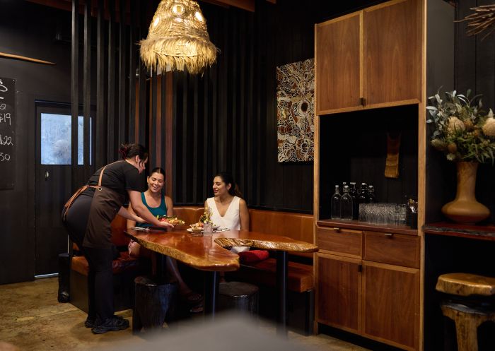 Inside of restaurant, Black Cede Gunyah Cafe and Shop, Nowra 