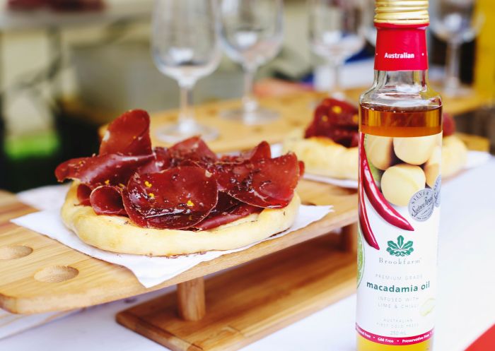 Brookfarm macadamia oil infused with lime and chilli, Sample Food Festival, Bangalow - Credit: Sample Food Festival