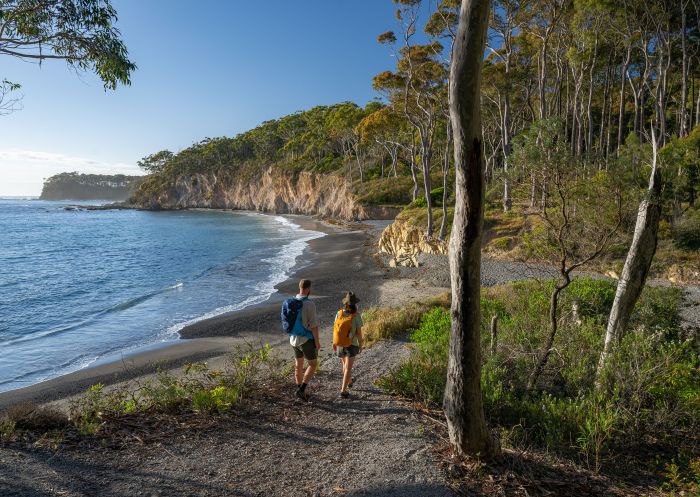 Two people walking the Munjip Trail near Lilli Pilli - Credit: Eurobodalla Coast Tourism
