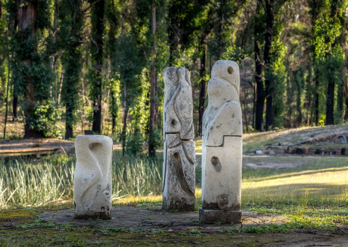 Sandstone sculpture, Eurobodalla Regional Botanic Garden, Mogo - Credit: Eurobodalla Coast Tourism