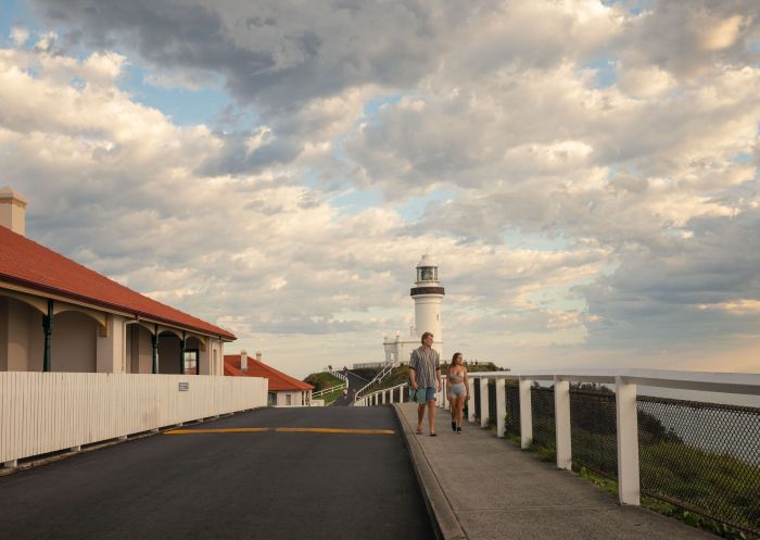 Two people walking, Cape Byron Headland and Lighthouse, Byron Bay
