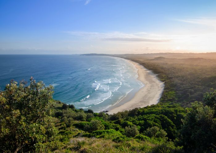 Aerial view, Tallow Beach, Arakwal National Park - Credit: John Spencer | DCCEEW