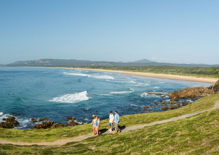 Family on the headland walk, Look At Me Now Headland Walk, Emerald Beach