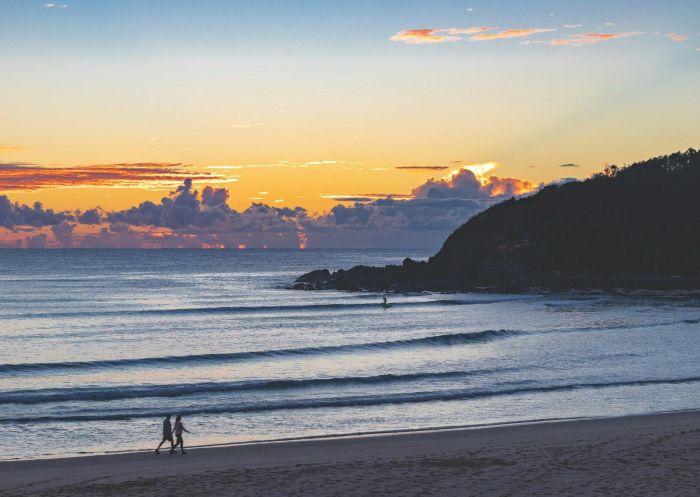 Surf at sunrise, Scotts Head Beach, Scotts Head - Credit: Nambucca Valley Visitor Information Centre