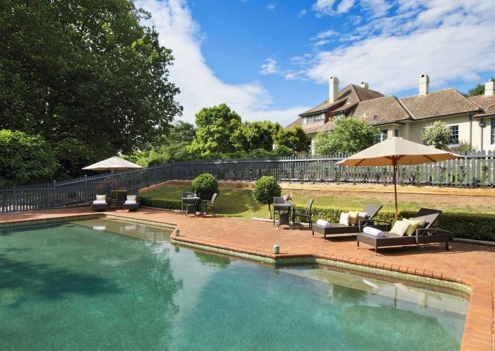 Swimming pool at Peppers Manor House, Sutton Forest - Credit: Peppers Manor House