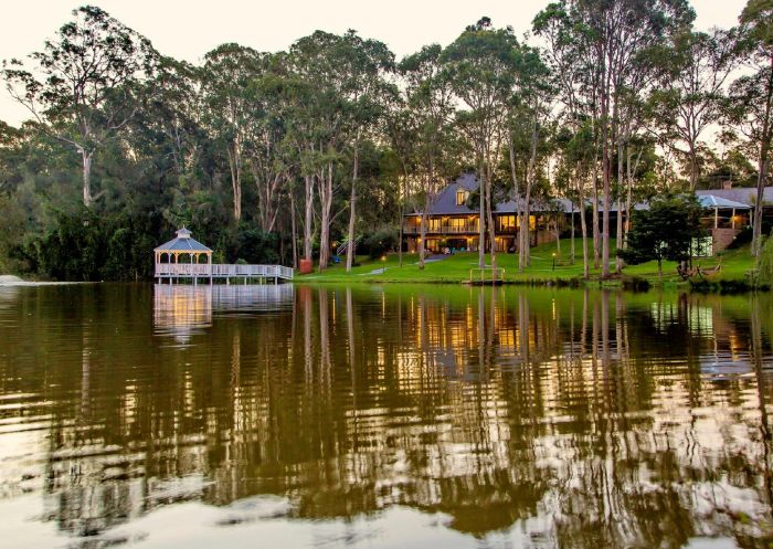 Reflective waters of the lake at Lincoln Downs Resort, Batemans Bay - Credit: Lincoln Downs Resort Batemans Bay