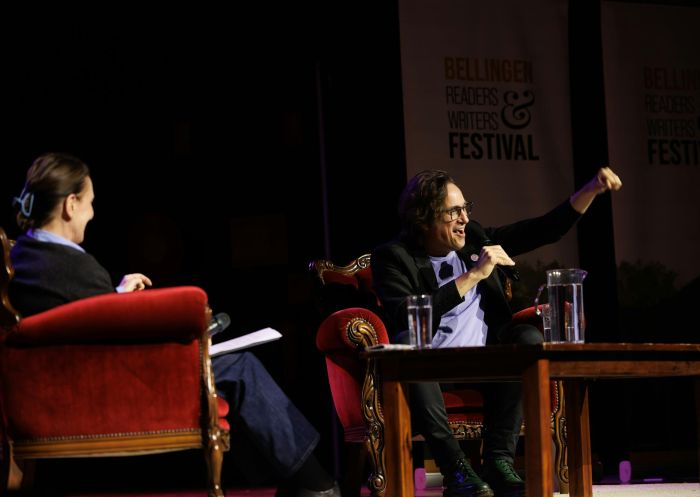 Trent Dalton and Virginia Trioli, Bellingen Readers and Writers Festival, Bellingen -  Credit: Bellingen Readers and Writers Festival Incorporated