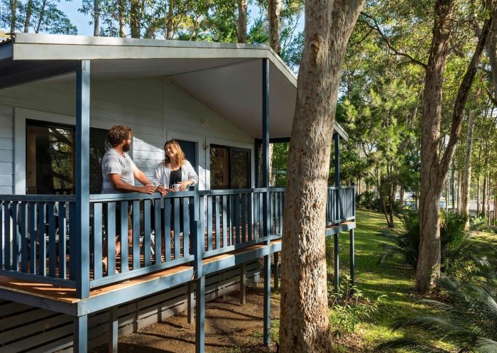 Discovery Parks cabin at Narooma Beach, South Coast - Credit: John Montesi | Discovery Parks