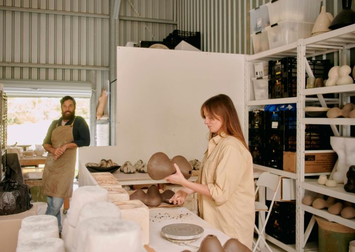 Carly Pascoe of Coe Studio, North Coast Mud Trail, Mullumbimby - Credit: Olivia Katz Photography