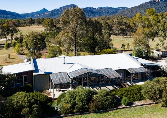 Aerial view of an elegant country house named Belle Bois, Bogee - Credit: Belle Bois