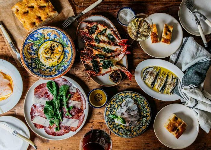 Food on Table, The Hut Byron Bay, Possum Creek - Credit: The Hut Byron Bay