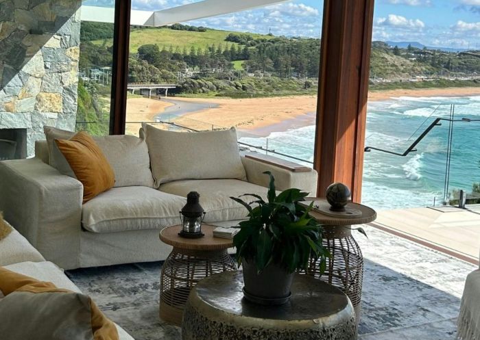 Interior lounge looking out to water, Keeper of Light Retreat, Kiama - Credit: Keeper of Light Retreat