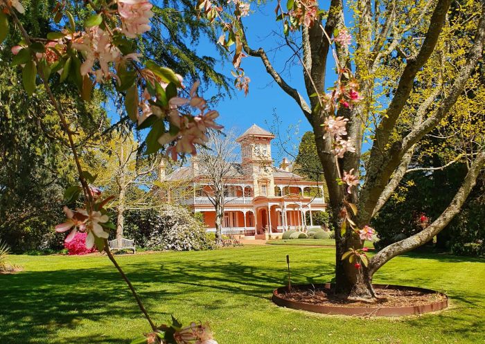Spring with front exterior of building, Retford Park Bowral, Bowral - Credit: Retford Park Bowral 